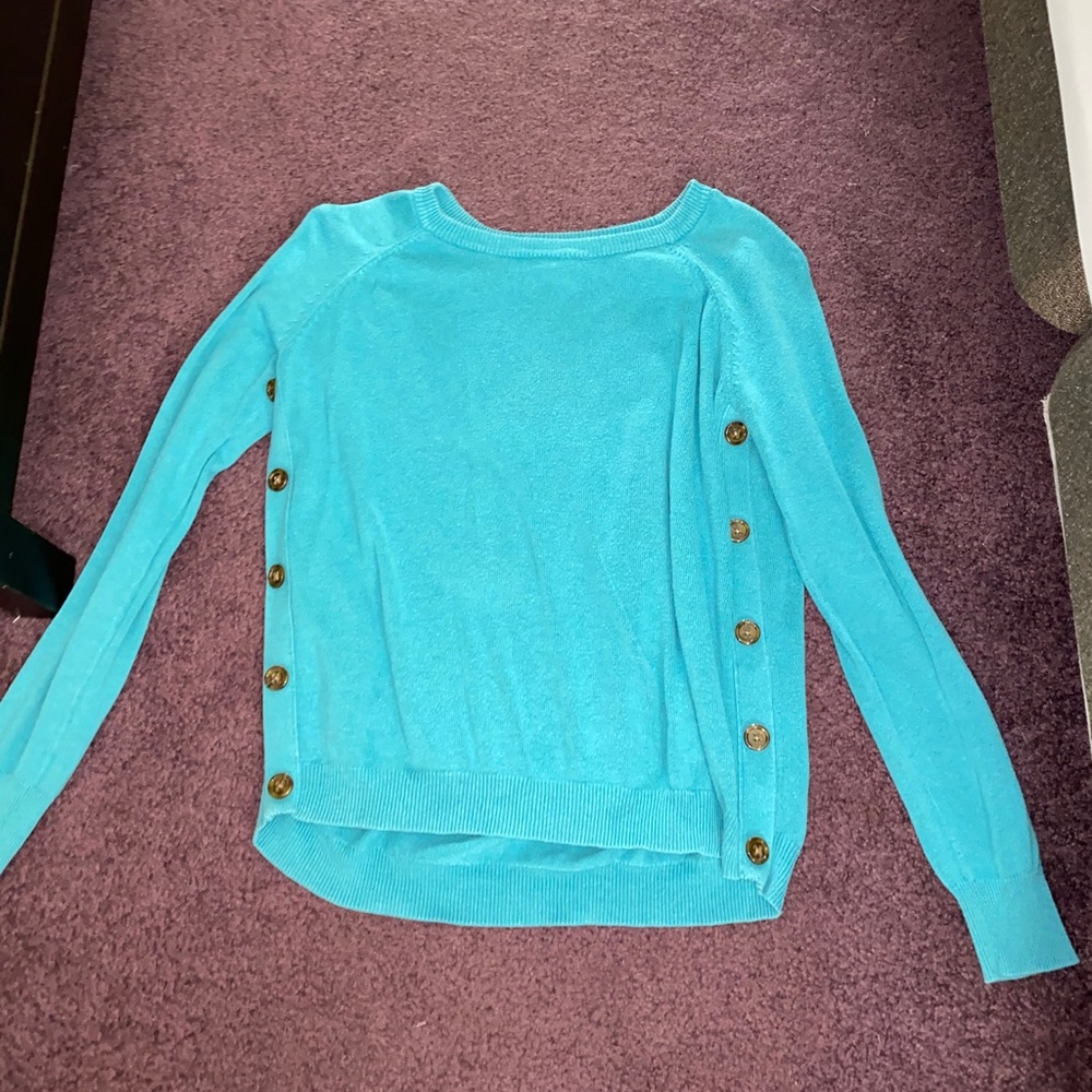 Blue Button sweater